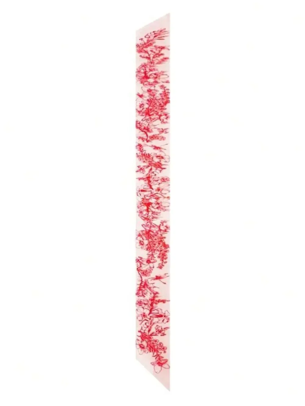 Red Floral Scarf M1590